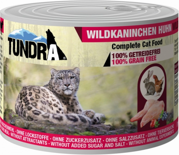 Tundra Cat Wildkaninchen Huhn 200g